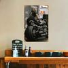 Motorcycle Girl Ready To Rule the Highway Vintage Metal Wall Sign Decor