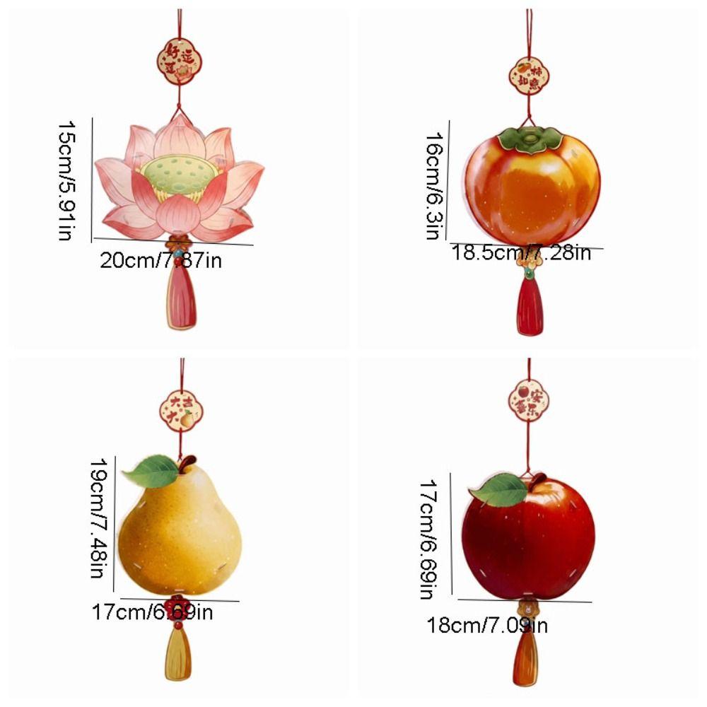 Decorative with Tassel Mid-Autumn Festival Lantern Fruit Handheld Lantern Flower Lanterns  Kids