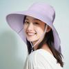 Mountaineering hat large brim summer outdoor waterproof shawl hat ponytail removable UV protection neck bucket hat