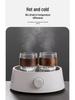 Walnut Wood Anti-Scald Glass Teacup - Japanese Kung Fu Master Tea Set for Home Use