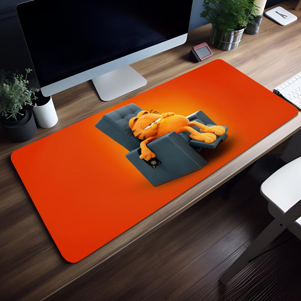 Mouse Pad MousePad Nonslip Orange Lockedge Office Student Gaming Thickened GGarfield Large Cartoon S Writing Pad Cat Cushion