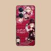 Game GI Lyney Matte TPU Mobile Phone Case for OPPO Reno 14 13 12 11 10 9 8 7 6 5 F T Pro 5G Colorful Printing Cover