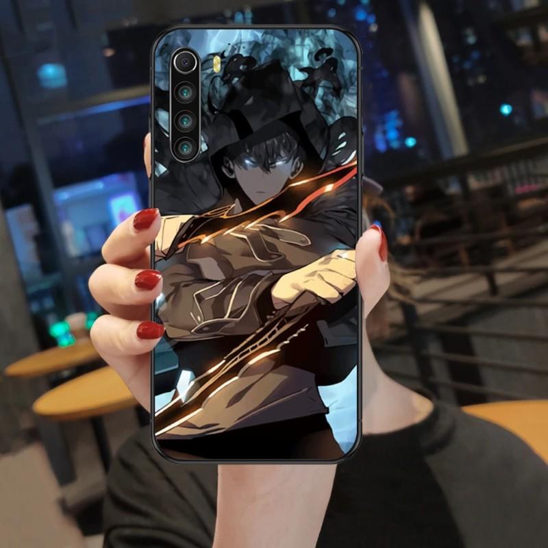 Cool Anime Solo Leveling Phone Case For Xiaomi Mi 12 11T 10T 9T Lite Pro Ultra Note 10 Poco F3 F4 X4 GT Soft Black Phone Cover