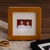 High-End 2-Inch Solid Wood Rounded Corner Photo Frame for Couples, Children, and Best Friends - Tabletop Mini Frame