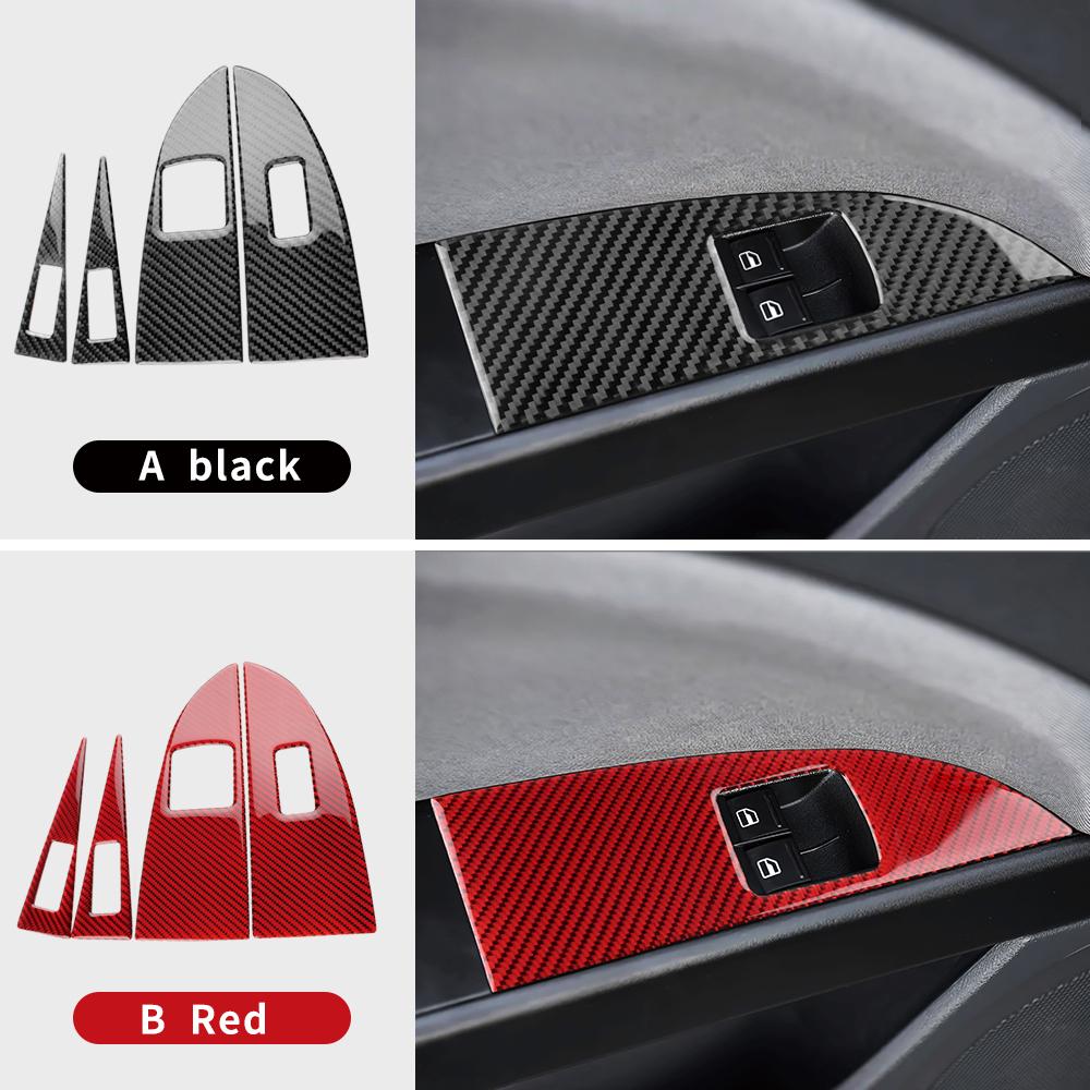 Real Soft Carbon Fiber Sticker For Seat Leon 2005 2006 2007 2008 2009 2010 2011 2012 Car Dashboard Speedometer Panel Accessories