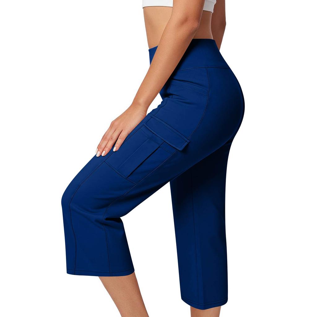 Women's High-Waisted Casual Athletic Slim-Fit Outdoor Fitness Yoga Pants With Pockets