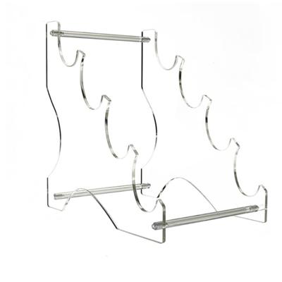 Multiple Layer Swords Display Rack Portable Acrylic Swords Rack 4 Layer Display Stand for Lightsabers Aficionados