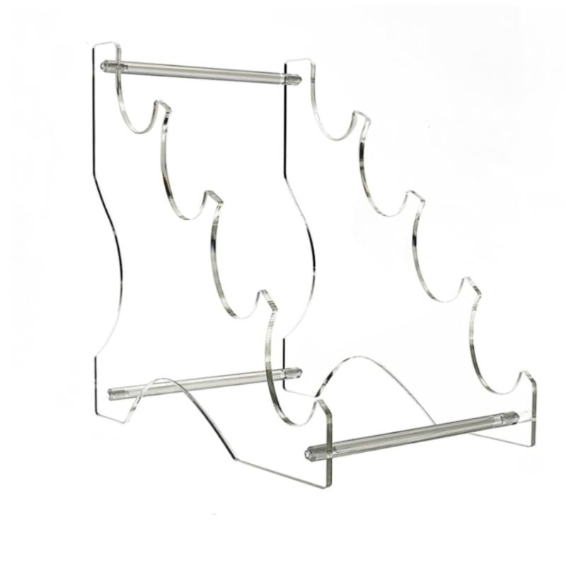 Multiple Layer Swords Display Rack Portable Acrylic Swords Rack 4 Layer Display Stand for Lightsabers Aficionados