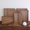 Retro Style Wooden Tray Natural Wood Serving Tray Decorate Tray Dessert Pallet  Kitchen