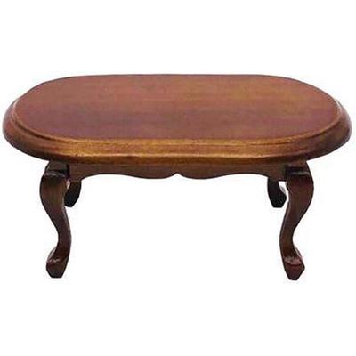 Moin Moin Miniature Furniture Coffee Center Sofa and Low Table Wood Brown 1/12 Dollhouse Accessory