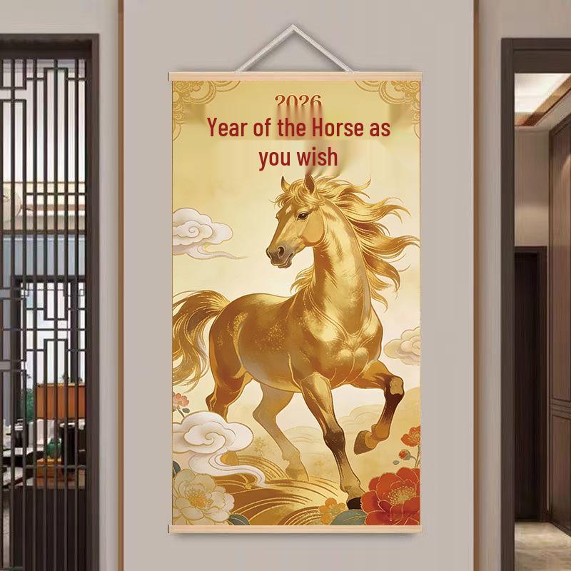 Purple Energy of the East: Auspicious Success Painting for Living Room, Entryway, Office, or TV Wall