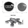 2026 4YGYE 60mm 61mm 69mm 128mm 4Pcs Car Wheel Hub Center Caps Rim Cover Badge For 4YGYE S-Line A3 A4 A6 Q3 Q5 A5 Q7 A1 A8 Q2 Q8 Q4 A4L