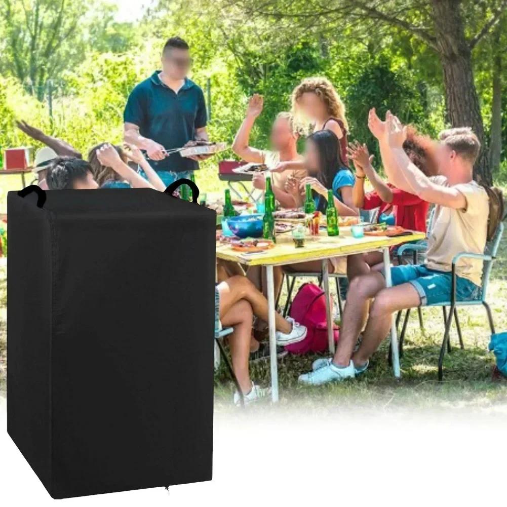 1PC Electric Barbecue Grill Cover 19*18*32inch Oxford Cloth Electric BBQ Grill Cover, Outdoor Waterproof Small Grill Covers