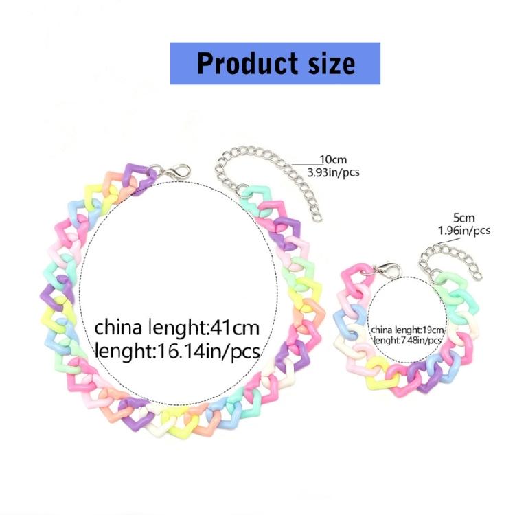 Elegant Dopamines Necklace/Bracelet Craft of Plastic/Resin Materials for Fashion Enthusiasts and Social Butterflies