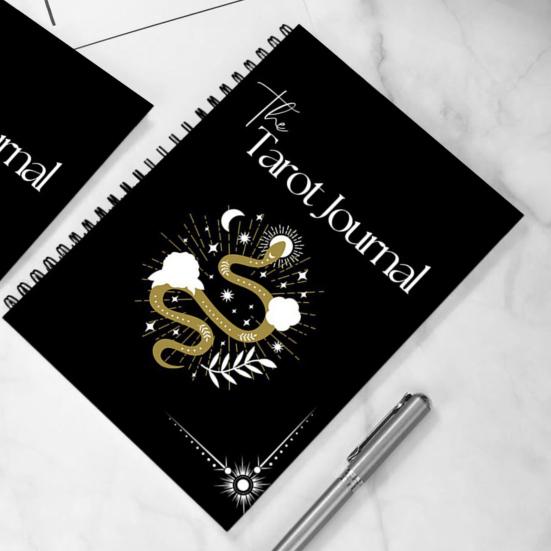 Tarot Journal for Planning Reflection Thick Paper Notebook Master Tarot History Spiritual Diary for Tarot Enthusiasts