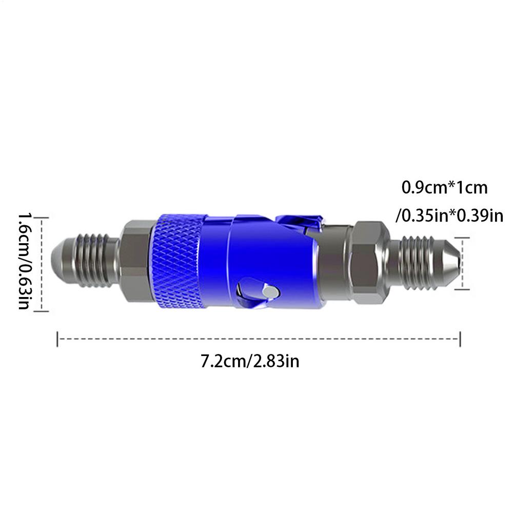 Dry Brake Quick Disconnect Plier Interface Gear Motorcycle Brake Line Quick Release Fitting For Cut Off Port Motorbike Race Car синий