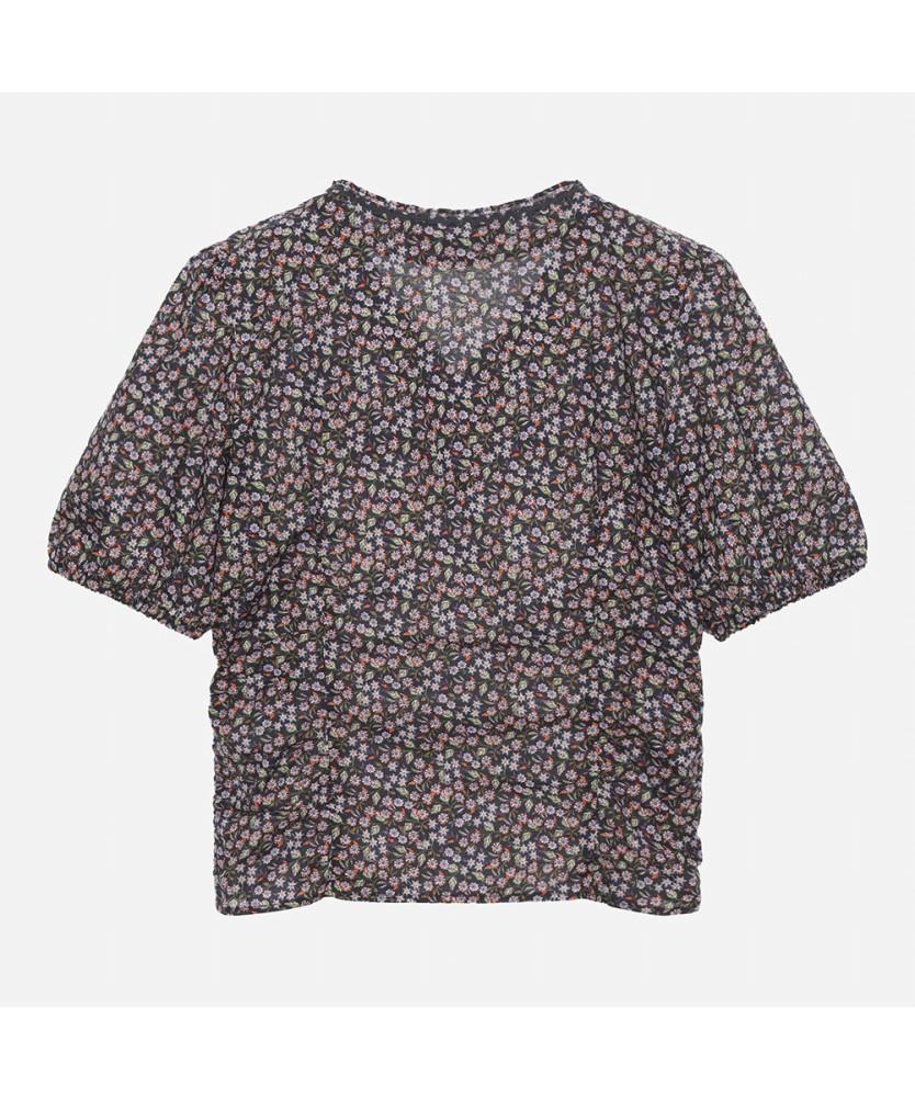 THURSDAY ISLAND Shirring Point Pattern Blouse_T254Mbl280W