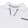 Onoff Men S looSe FiT Ribbed T ShirT Of9003gb whiTe