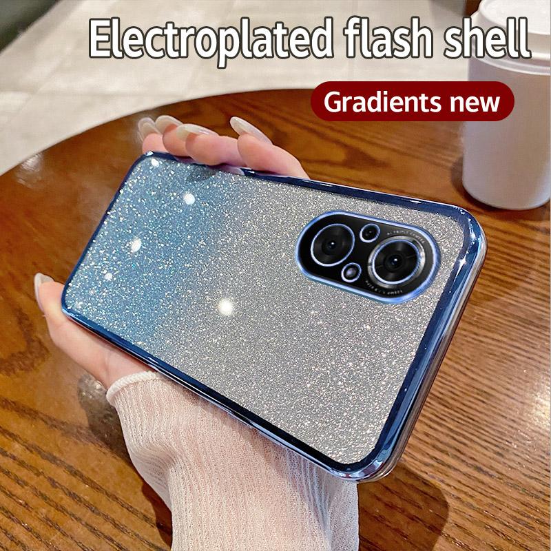 

Для Huawei Nova 9 SE Чехол Honor 50 SE Чехол для телефона Блестящий блестящий силиконовый объектив камеры Мягкая задняя крышка For Huawei Nova9 SE