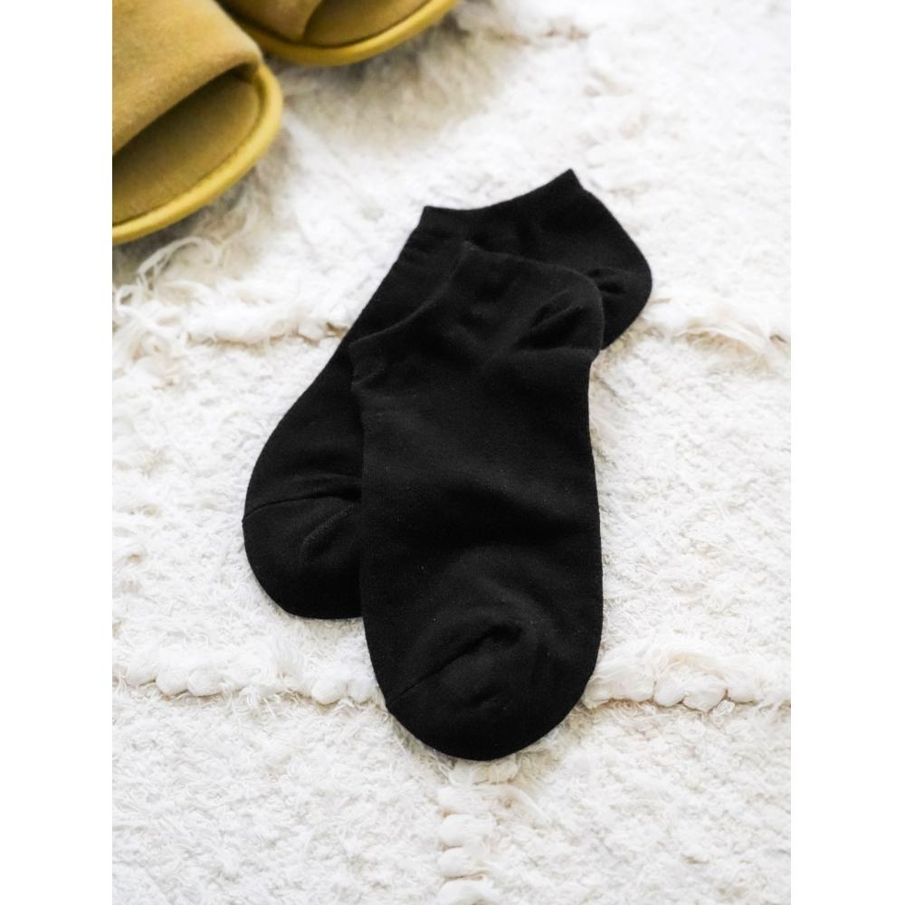 DaiSo Kikiya Skarpety Damskie Wzmocnione Palce Sneakersy Czarne