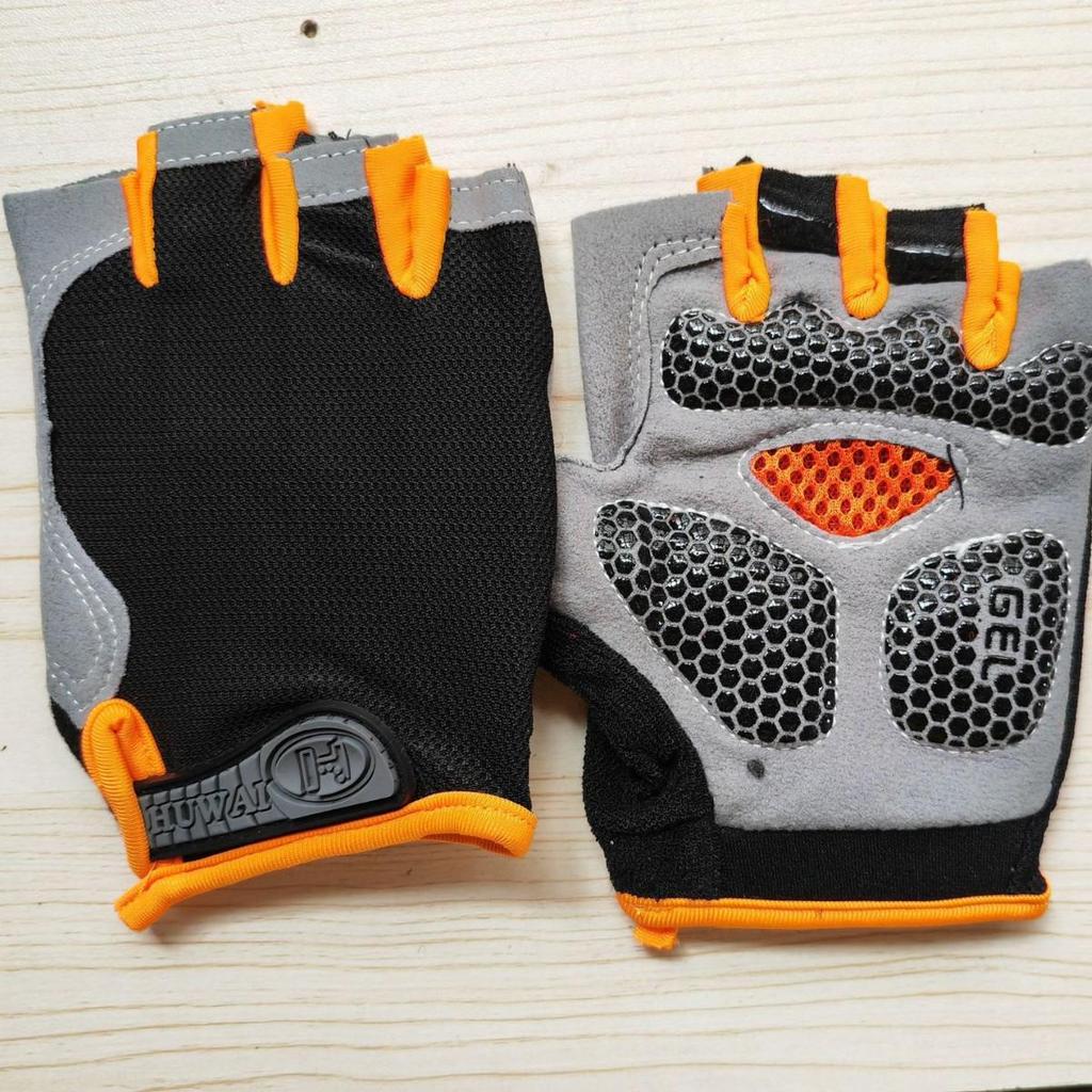 Unisex Half-Vinger Fiets Handschoenen - Antislip, Schokabsorberend, Ademend Mesh voor Sport, Fitness, Klimmen en Rijden