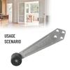 Buffer Door Stop Prevent Colliding Wall Silver Stainless Steel 304 Top Stopper Brand New All Kinds Of Metal Doors