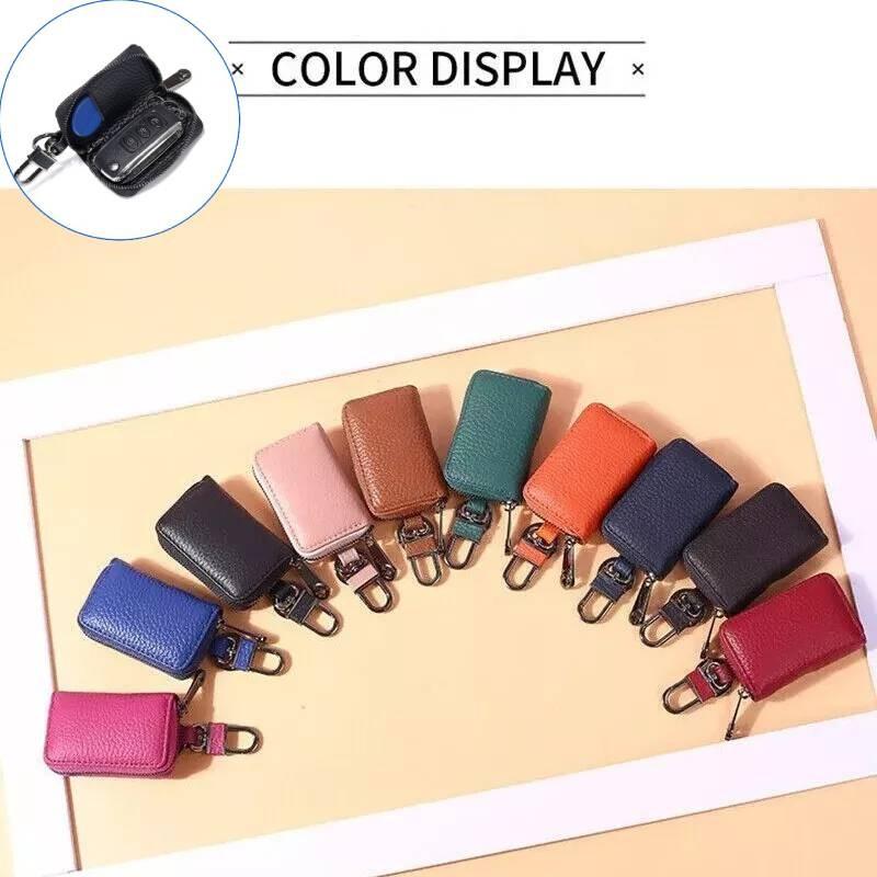 Bolsa de Couro Genuíno da Moda para Homens e Mulheres Acessório Leve e Durável em Várias Cores