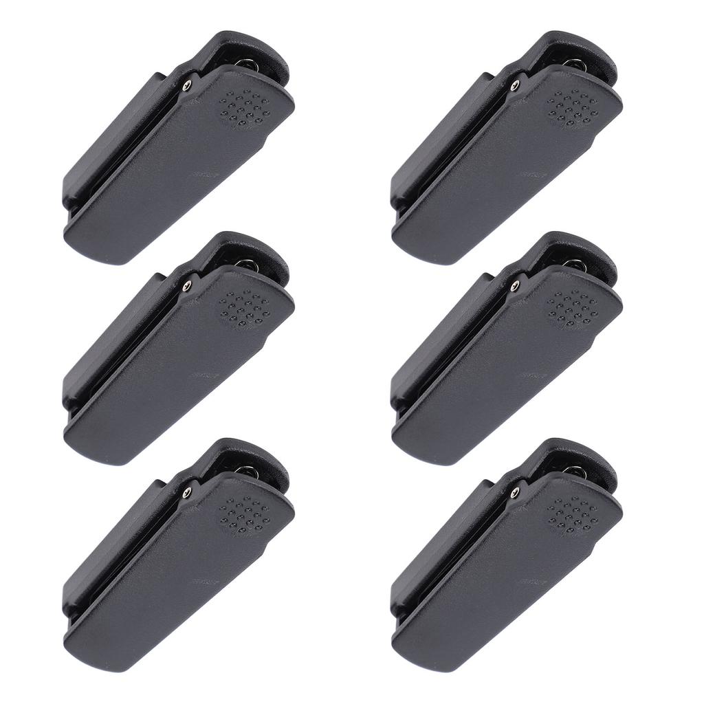 6Pcs 2 Way Radio Belt Clip Portable Sturdy Easy Installation Replacement Belt Clip for UV-XR BF-A58
