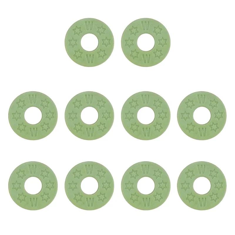 10 Pezzi/set Blocchi di Sicurezza in Gomma per Tracolla di Chitarra Protezione per Chitarra Rondella Antinciampo Bloccaggi per Tracolla di Chitarra Bloccaggi in Silicone per Tracolla