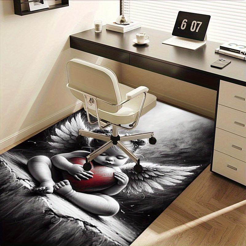 Angel, Heart, Innocence Office Carpet Soft Polyester Entrance Carpet Washable Non Slip Machine Washa