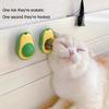 Natural Catnip  Rotatable Wall Stick-on Ball Cats Teeth Cleaning Avocado Shaped Cute cat Toys Mint Ball Bionic Fun Healthy Gut
