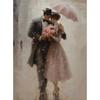 Vintage Romanticism Couple Painting Posters and Prints Canvas Printing Romantic Wall Art Picture for Living Room Home Decor Gift