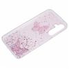 For Samsung Galaxy S25+ TPU Case WANLONFENG AW Series PVC Butterfly Epoxy Phone Cover with HD Film