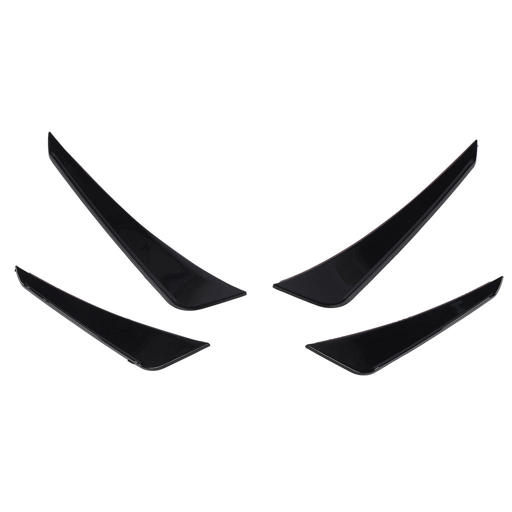 4Pcs Front Bumper Side Air Vent Trim Improved Aerodynamics Glossy Black Mudguard Side Wing Vent Trim for 1 Series F20