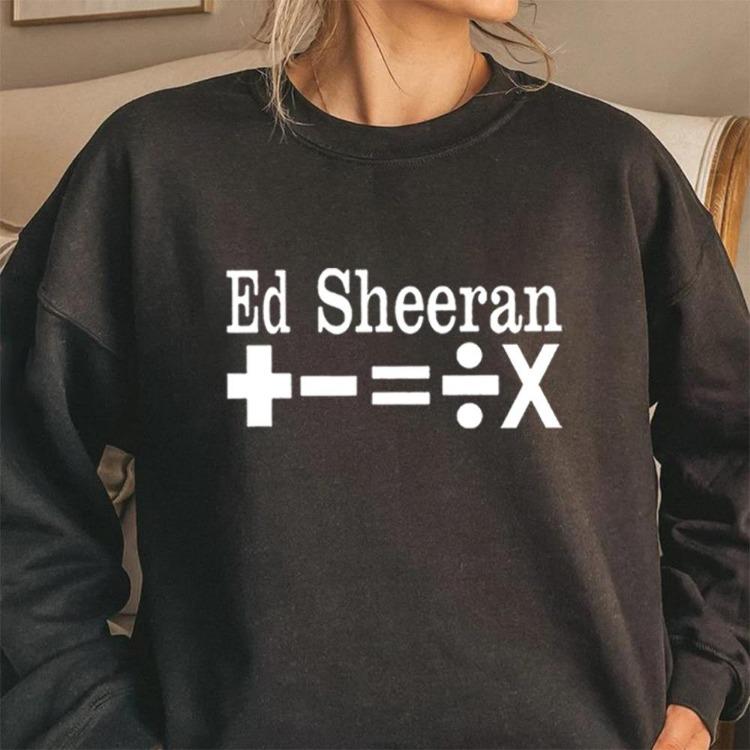 Ed Sheeran Music Concert Singer Inspired Unisex Crewneck Pullover Sweatshirt Winter Hoodie Casual Comfortable Top Fans Gift
