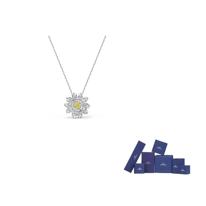 Swarovski Faux Crystal Stone Necklaces Women's Yellow 5512662