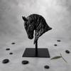 Abstract Horse Sculpture Modern Style Head Statue for Hotel, Model Room