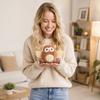Interactive Plush Owl Cat Toy with Built-in Catnip for Chewing and Scratching Durable Soft Pet Entertainment Toy for Cats