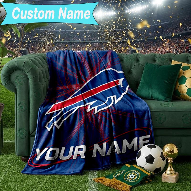 Custom Name Blanket Buffalo basketball Logo Blanket Bedding Blanket for Travel, Camping, Living Rooms, Offices, Sofas, Fan Christmas gift
