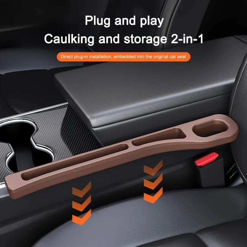 1 Pair Universal Car Seat Gap Plug Strip Side Seam Car Gap Filler Leak Proof Seat Gap Storage Organizer Interior Decoration