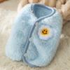 Small to Medium Dog Fleece Pockets Warm Cozy Winter Dog Coat