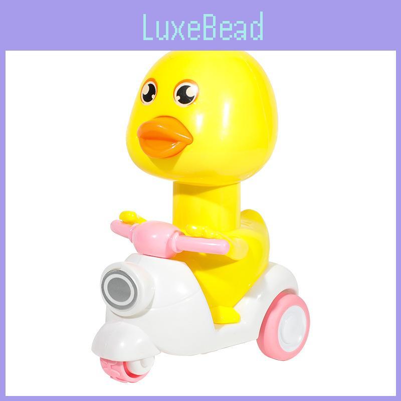 Plastic Pushback Kids Toy Car With Cartoon Duck Design For Developing Motor Skills And Parentchild Play