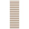 VidaXL Store Zebra Brown Sand Fabric Width 75.9 Cm Polyester, Zebra Roller Blind, Zebra Blind for Window, Blind 4014595