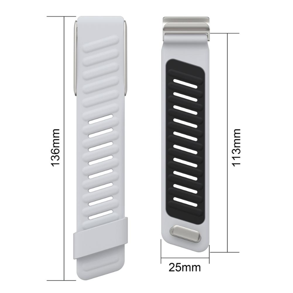 Compatible with WHOOP 5.0 Wrist Band Soft-Touch Silicone Nylon Strap Waterproof Sweatproof Adjustable Wear Resist Watch Band