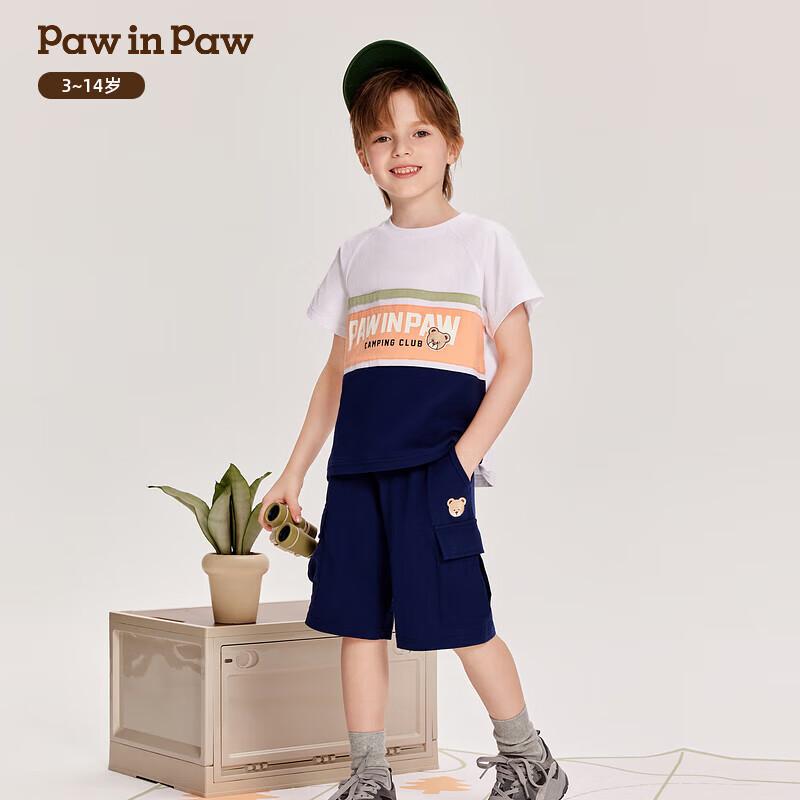 PawinPaw Boys  Cartoon Bear Summer Set 140