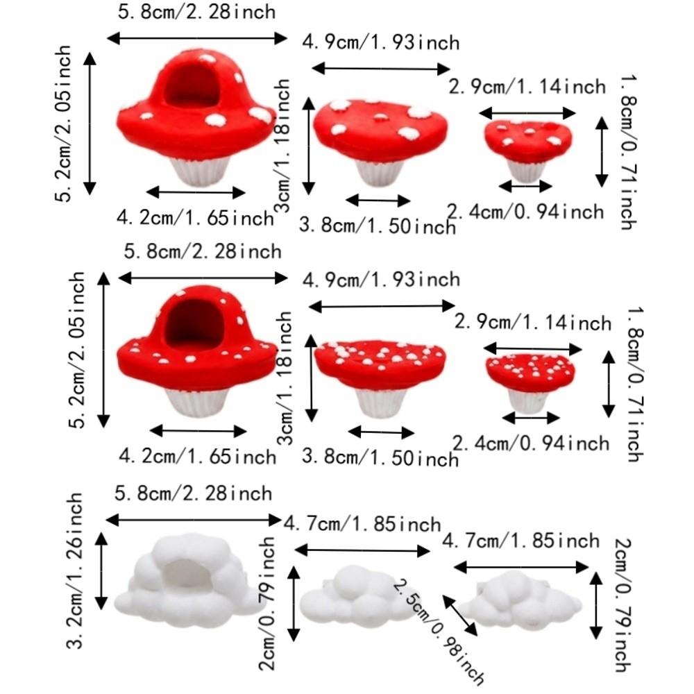 Magnetic Jumping Spider Platform Mushroom-shaped Climbing Ladder for Spider Terrarium Vivarium