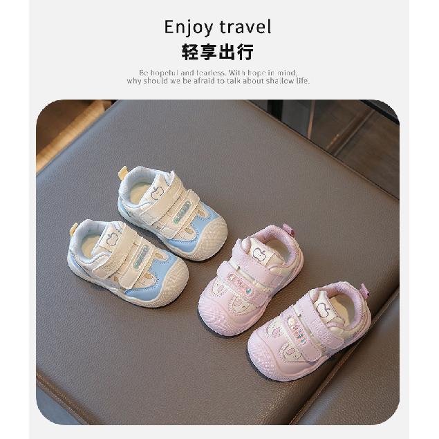 Girls' Single Shoes for Spring and Autumn, New Soft-Soled Non-Slip Toddler Shoes for Infants and Young Children0-1-3Casual shoes for 1-year-old boys