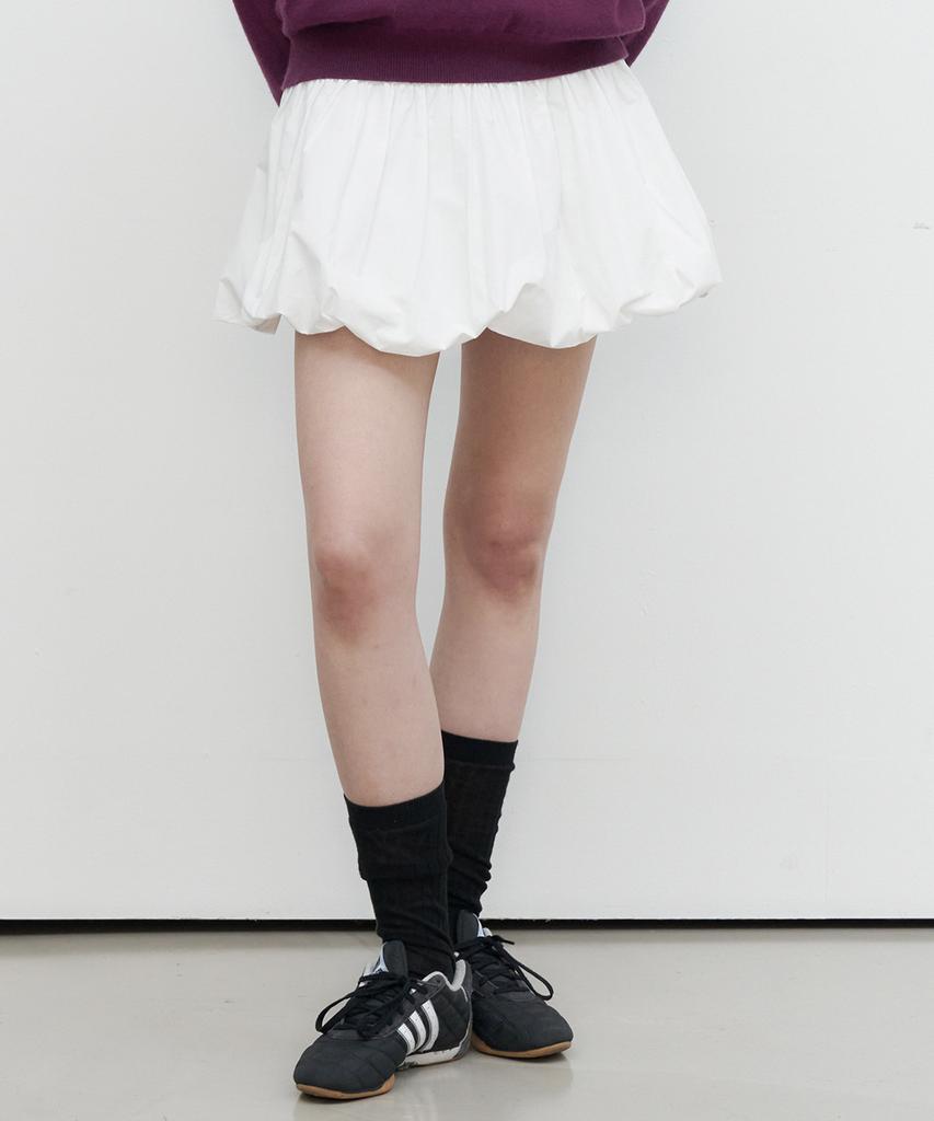 Sseomweeobeoteo Cloudy Balloon Mini Skirt - Ivory