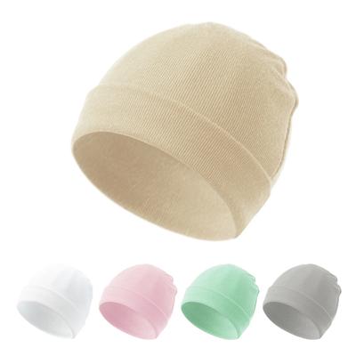 Baby Hat Candy Color Fetal Cap Lightweight Newborns Hat Comfortable Beanie Hat Head Protectors for 0-1 Year Infants