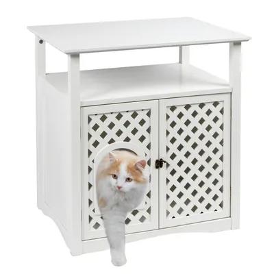 Kerbl Pet Helena Cat Cabinet, White